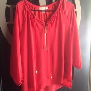 Michael Kors Blouse coral color